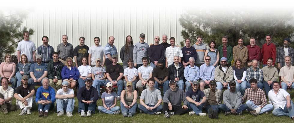 The MartinLogan team circa 2005. The MartinLogan team circa 2005.