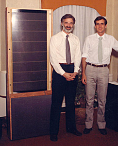 Gayle Sanders and Ron Sutherland at the 1983 Consumer Electronics Show. Gayle Sanders and Ron Sutherland at the 1983 Consumer Electronics Show.