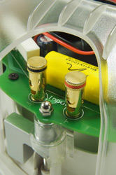 Helos 100 tweeter and woofer detail.