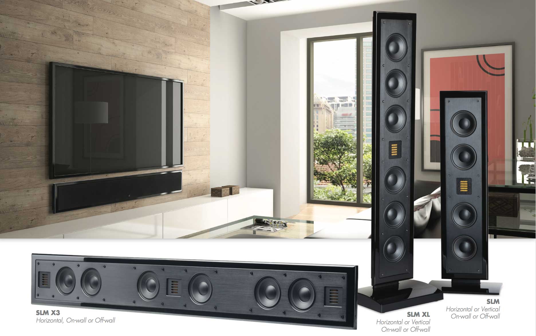 MartinLogan UltraSlim Motion® Series, Premium compact home theater