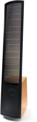 MartinLogan Vantage floor standing hybrid electrostatic speaker.